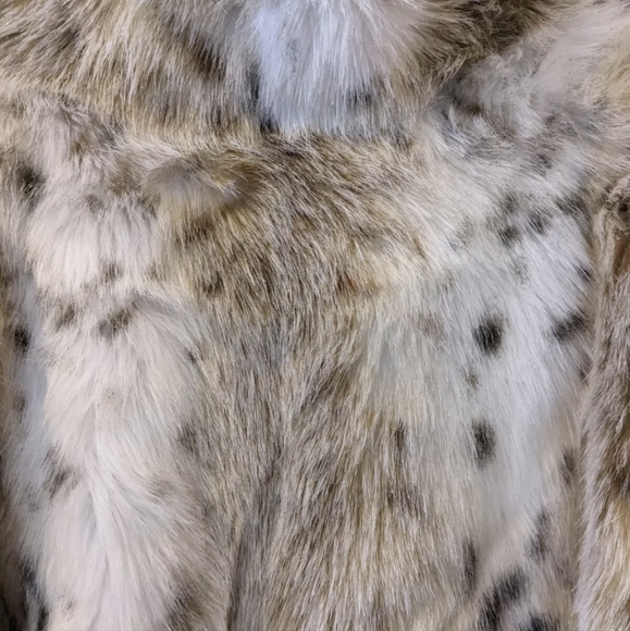 HILLMOOR NEW YORK Sz Large/XL WOMENS FAUX FUR Coat Vintage Jacket Formal Wedding - Picture 6 of 10